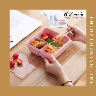 Hộp cơm lúa mạch văn phòng hình vuông