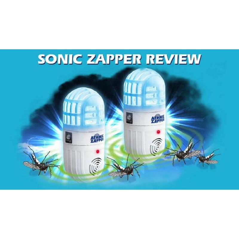 Đèn bắt muỗi và đuổi côn trùng bằng sóng siêu âm Sonic Zapper