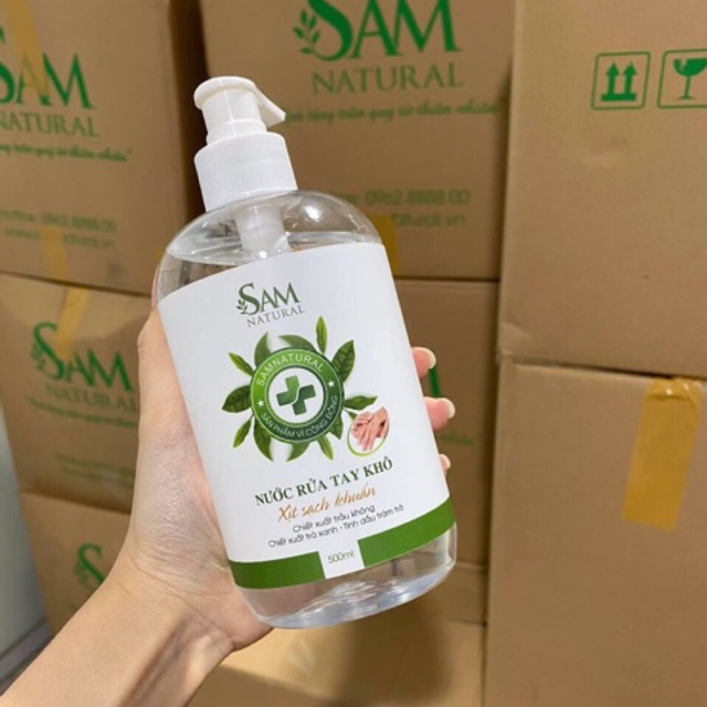 Nước rửa tay khô xịt khuẩn Sam Nature