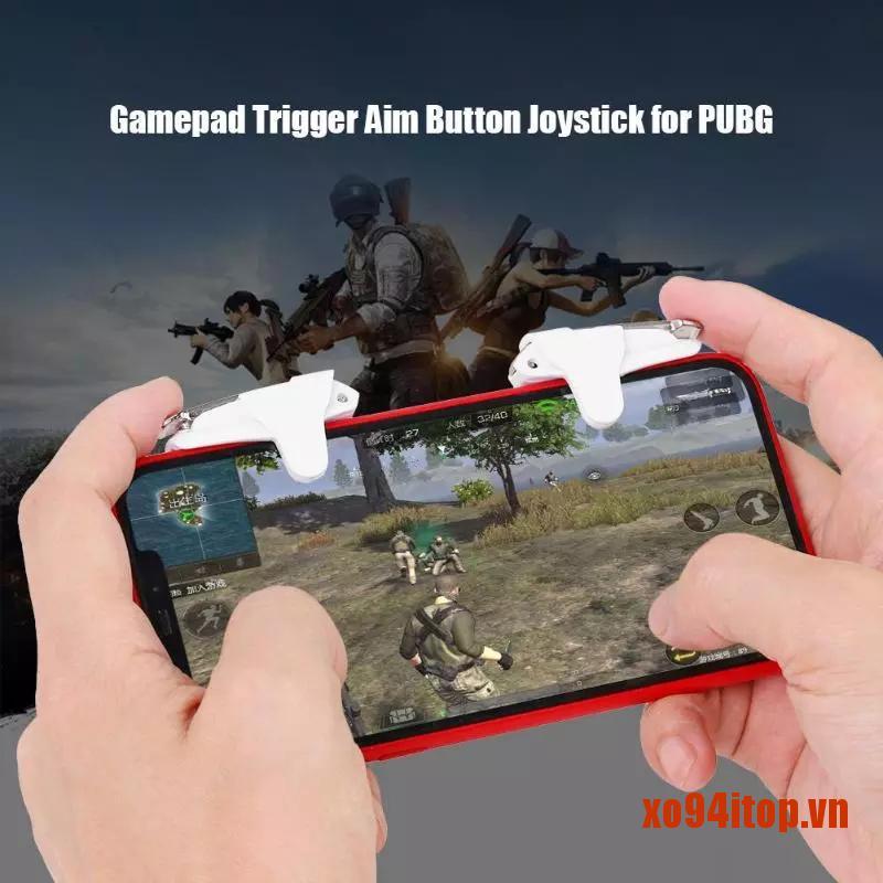 XOTOP 2PCs Mobile Game Controller Gamepad Trigger Aim Button Joystick For Pubg