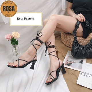 Giày cao gót xỏ ngón cột dây nữ mys loviie.corner rosa shoes
