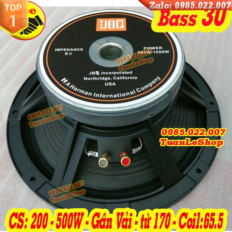 LOA BASS 30 JB LTỪ 170 GÂN VẢI - GIÁ 01 CHIẾC - LOA BASS RỜI