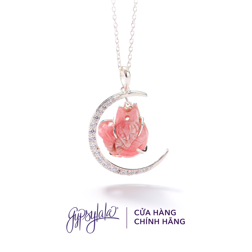 Mặt Dây Chuyền Hồ Ly Hình Trăng Đá Đào Hoa Thiên Nhiên Thu Hút Tình Duyên SP002922 Gypsy.lala