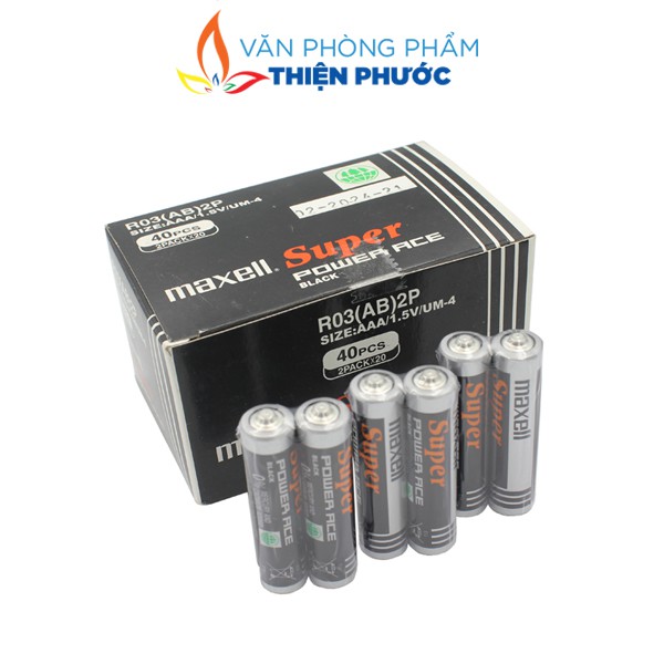 Pin Maxell AA - AAA vỉ 4 viên dùng cho thiết bị điện THIỆN PHƯỚC