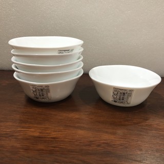 Chén Bát Hình Vuông (Vê Cạnh) Combo 6 Chén 12 cm x 12 cm Gốm Thủy Tinh Siêu Bền - Sản xuất tại Tây Ban Nha