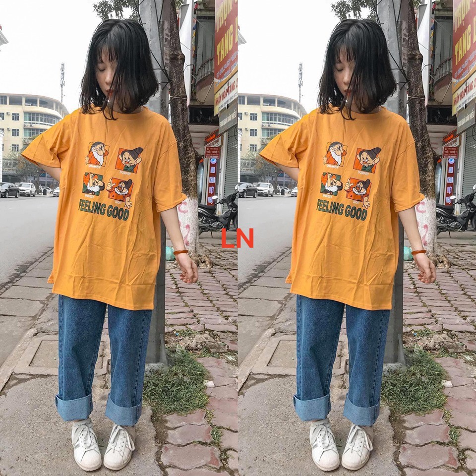 Áo phông dáng thụng giá rẻ