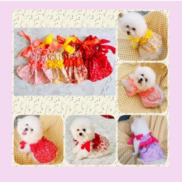 [ĐỒNG GIÁ 59k] Đầm công chúa thiết kế chó mèo