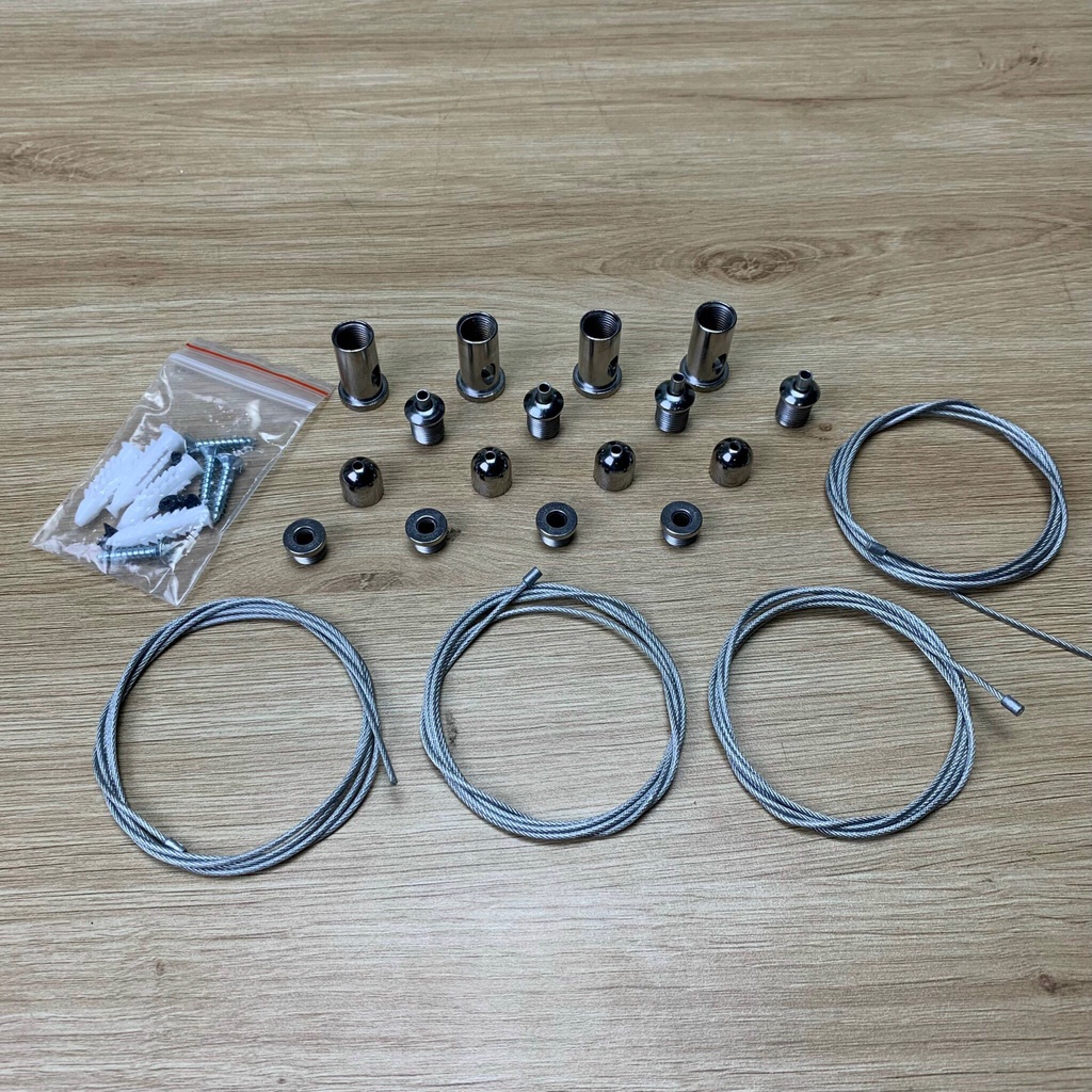 Bộ cáp treo đèn thả, bảng quảng cáo
