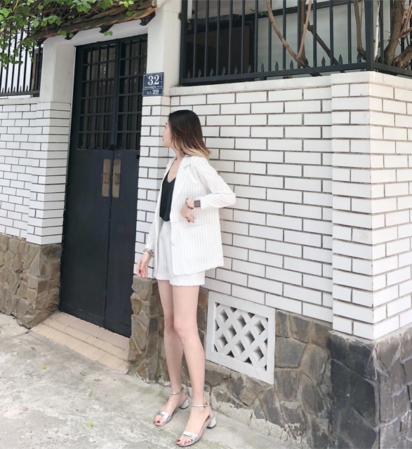 Áo blazer cúc bọc | BigBuy360 - bigbuy360.vn