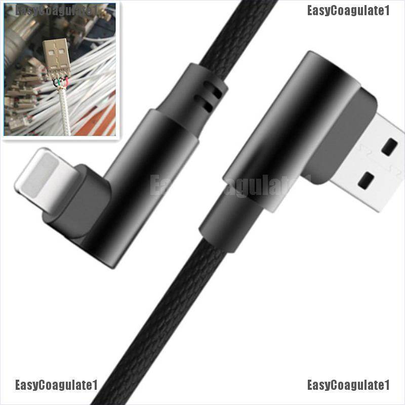 Cáp sạc truyền dữ liệu Usb Type C/ Lightning vuông góc 90 độ chất lượng cao