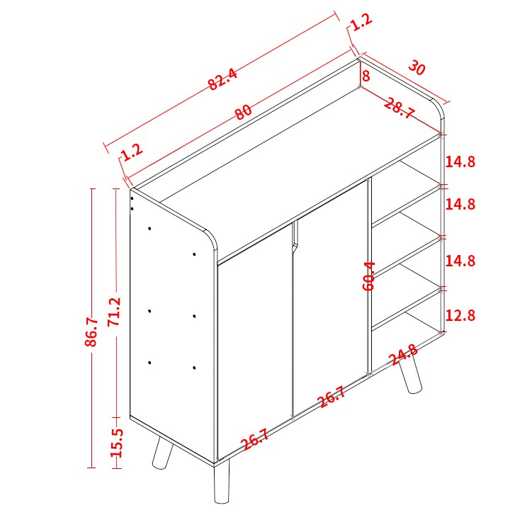 Tủ giày cao cấp_RE0140