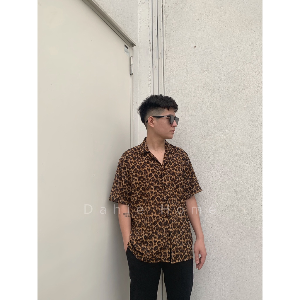 Áo Sơ Mi Nam Da Báo Đậm by Dahie Home
