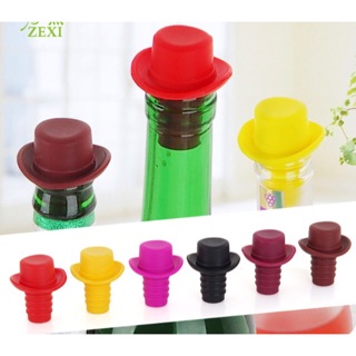 Nút chai silicone hình mũ