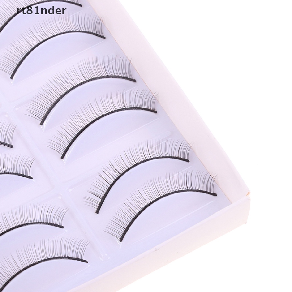 [Hàng mới về] Set 10 cặp lông mi giả luyện tập trang điểm tiện lợi