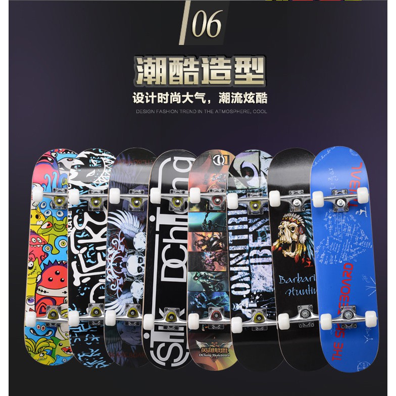 Ván trượt Skateboard gỗ phong 7 lớp,mặt nhám cao cấp - Ván trượt thể thao chuyên nghiệp