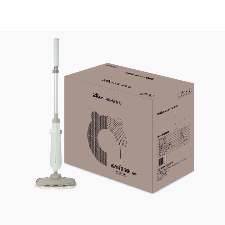 Máy lau nhà hơi nước nóng Bear ZDT-P10A1, Cây lau nhà diệt khuẩn, Chính hãng - Bảo hành 1 năm