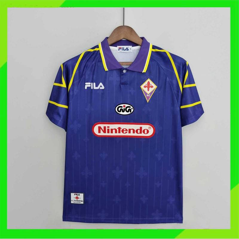Áo Bóng Đá Đội Tuyển Fiorentina 97-98 Phong Cách Retro