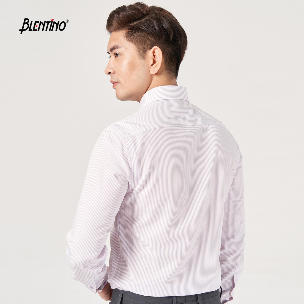Áo sơ mi nam BLENTINO kẻ sọc dài tay BSM01(2)