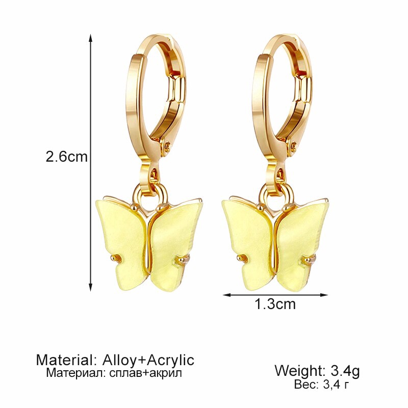 Khuyên tai nữ dáng dài hình bướm thời trang | BigBuy360 - bigbuy360.vn