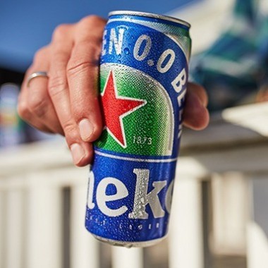 Bia Heineken không cồn 0.0% độ cồn 330ml [Lon Lẻ]