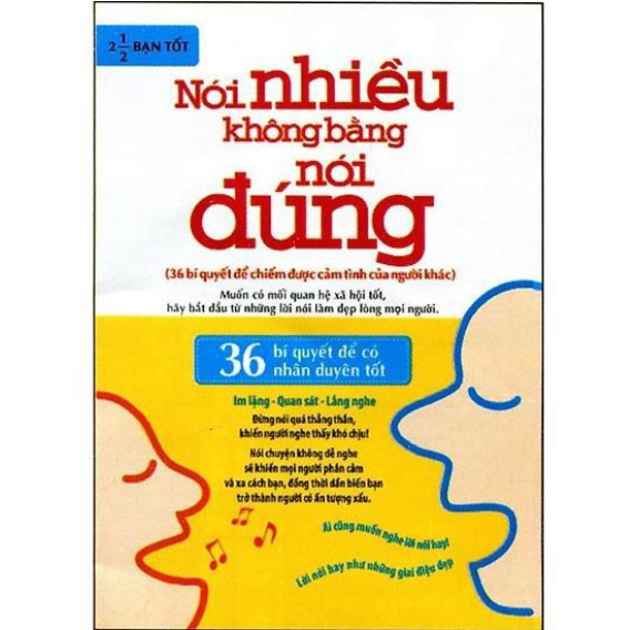 Sách - Nói nhiều không bằng nói đúng - 36 Bí quyết để có nhân duyên tốt