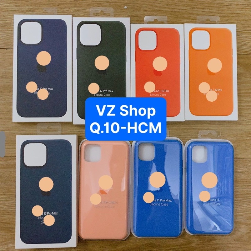 Chính hãng nguyên seal-Ốp silicon/silicone case cho điện thoại 11-11PM-12-12P-12PM-13PM