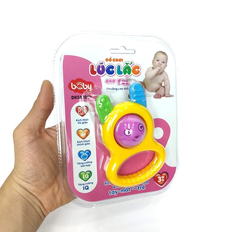 Đồ Chơi Duka: Đồ Chơi Lúc Lắc Cho Trẻ - Chuông Con Thỏ DK580009