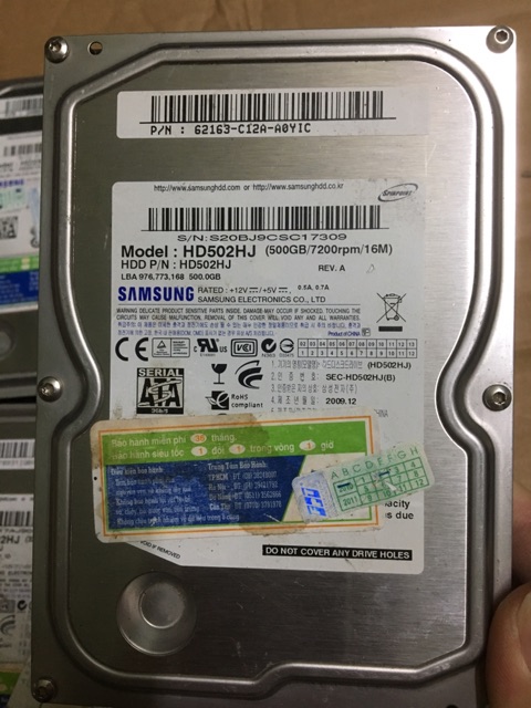 Ổ cứng PC máy để bàn HDD 500g 320G 250GB 160GB 80GB 7200rpm Sata- Tặng kèm Cáp Sata | BigBuy360 - bigbuy360.vn