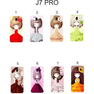 Ốp lưng Samsung Galaxy J7 Pro dẻo hình cô gái Chibi dễ thương