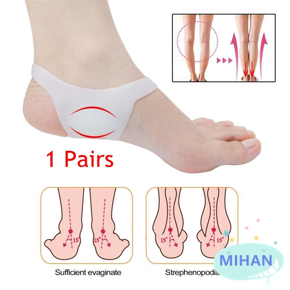 1 Cặp Miếng Lót Hỗ Trợ Chỉnh Hình Bàn Chân Bẹt Giảm Đau Nhiều Màu Sắc