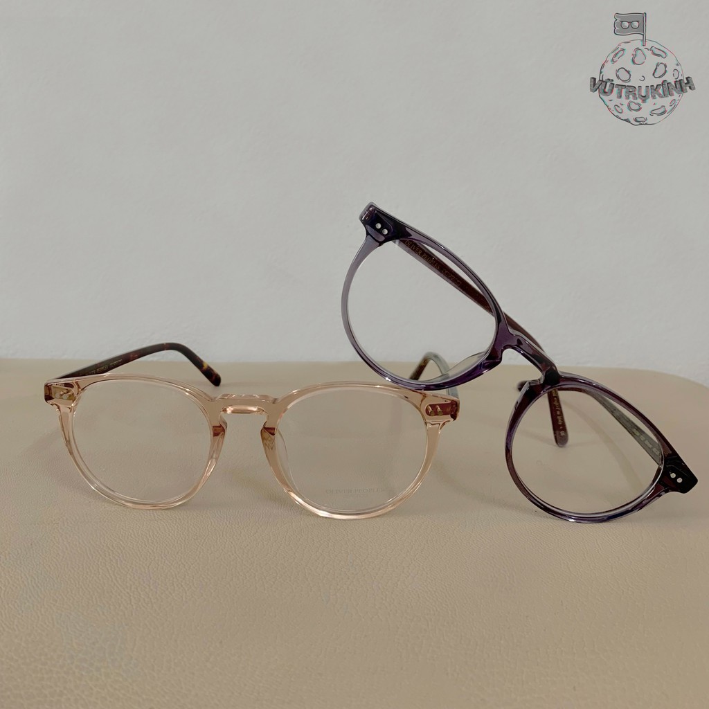 Gọng kính cận mắt tròn Oliver OV5264 nhựa Acetate phong cách Ý hàng đẹp