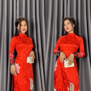 Sét áo dài gấm + quần