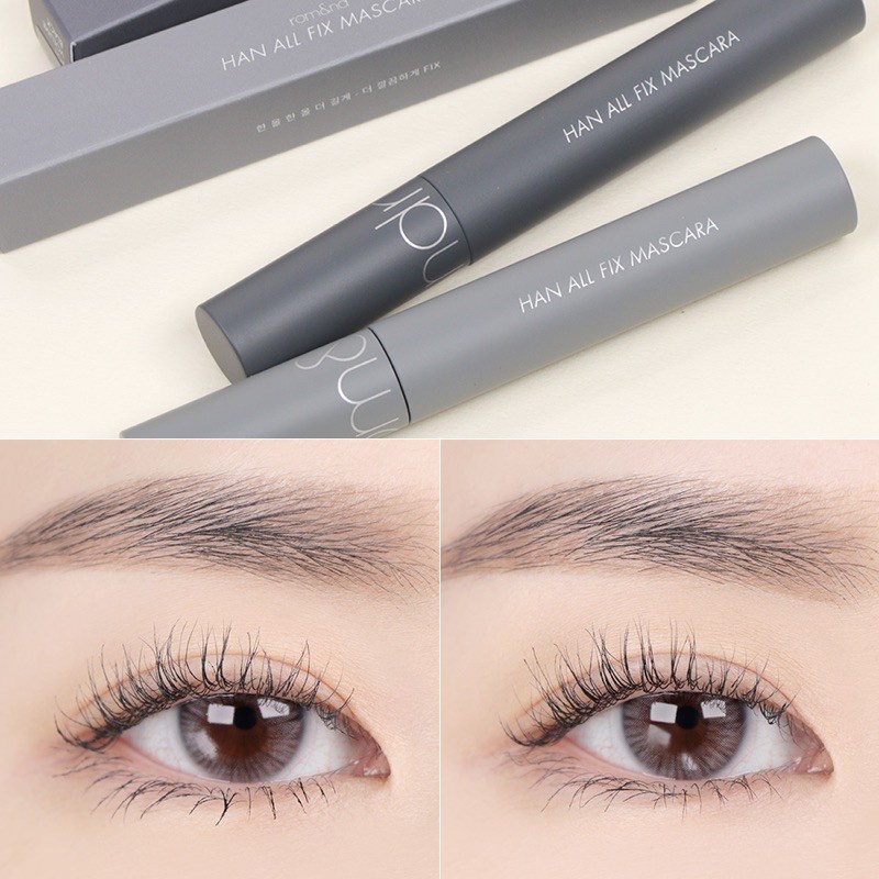 Chuốt mi ROMAND mascara làm dài mi cong mi Han All Fix Mascara tự nhiên chống trôi ROMA20
