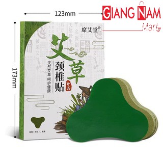 Miếng Dán Vai Gáy Đông Y Thảo Dược Giảm Đau Lưng, Thoái Hóa Cột Sống - Hộp 12 Miếng Dán Tiện Lợi