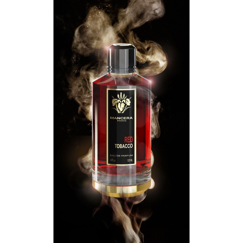 Nước hoa Mancera Red Tobaco chai mini tiện dụng (Hoa nghệ tây, Quế, Nhục đậu khấu, Hổ phách, Guaiac, Đàn hương)
