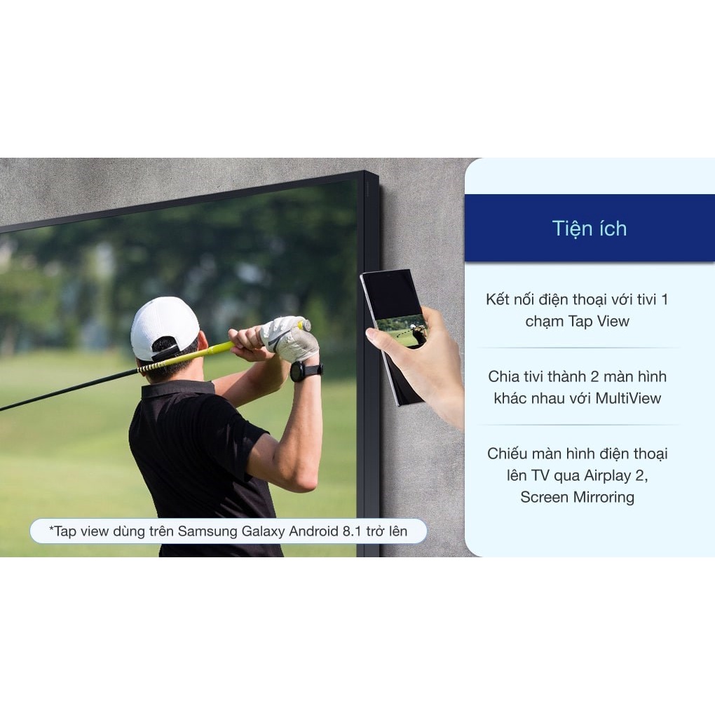 Smart Tivi Ngoài Trời The Terrace QLED Samsung 4K 65 inch QA65LST7T | BigBuy360 - bigbuy360.vn