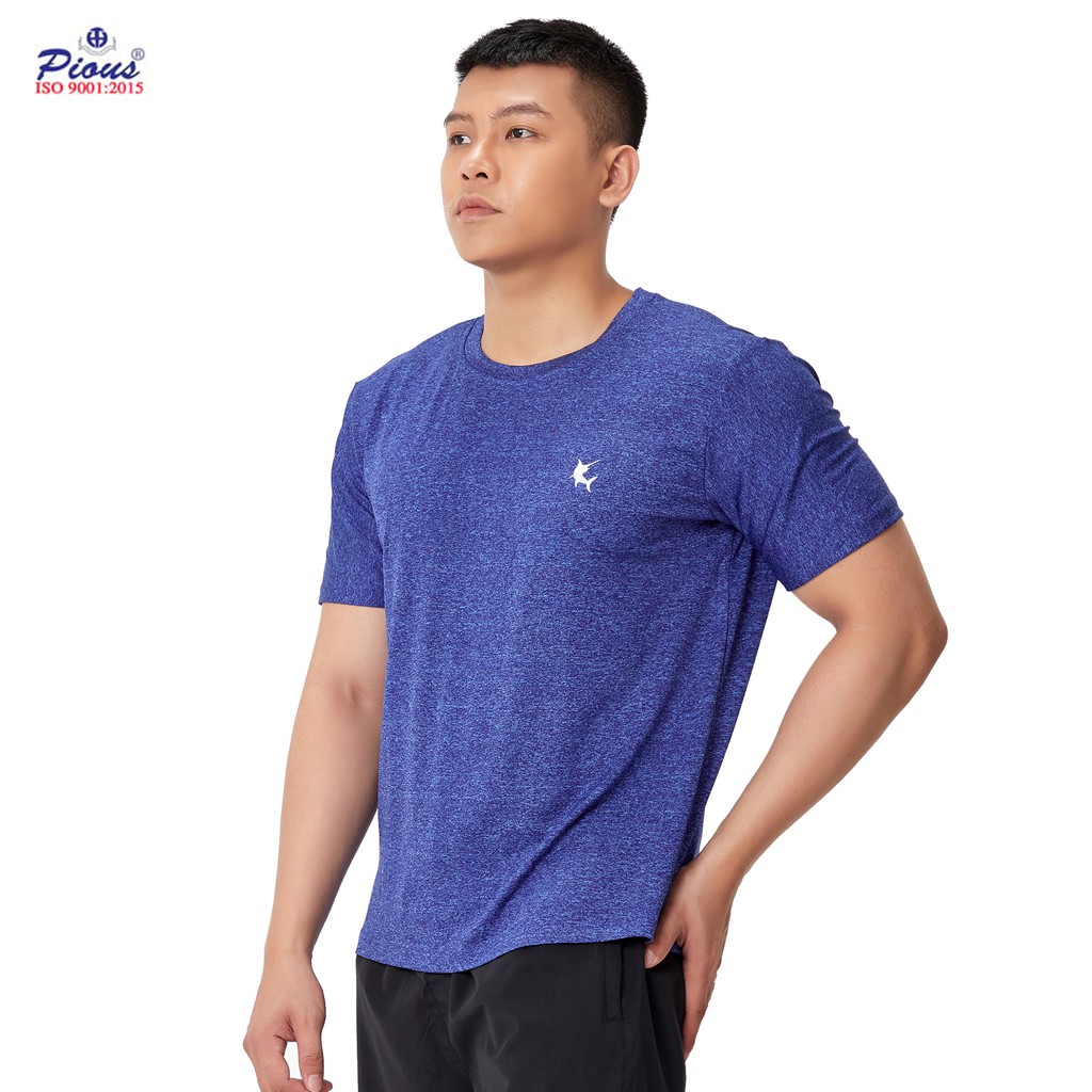 Áo thun nam cổ tròn cao cấp ngắn tay pious AT8001