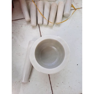 Cối đá lớn trắng 16cm