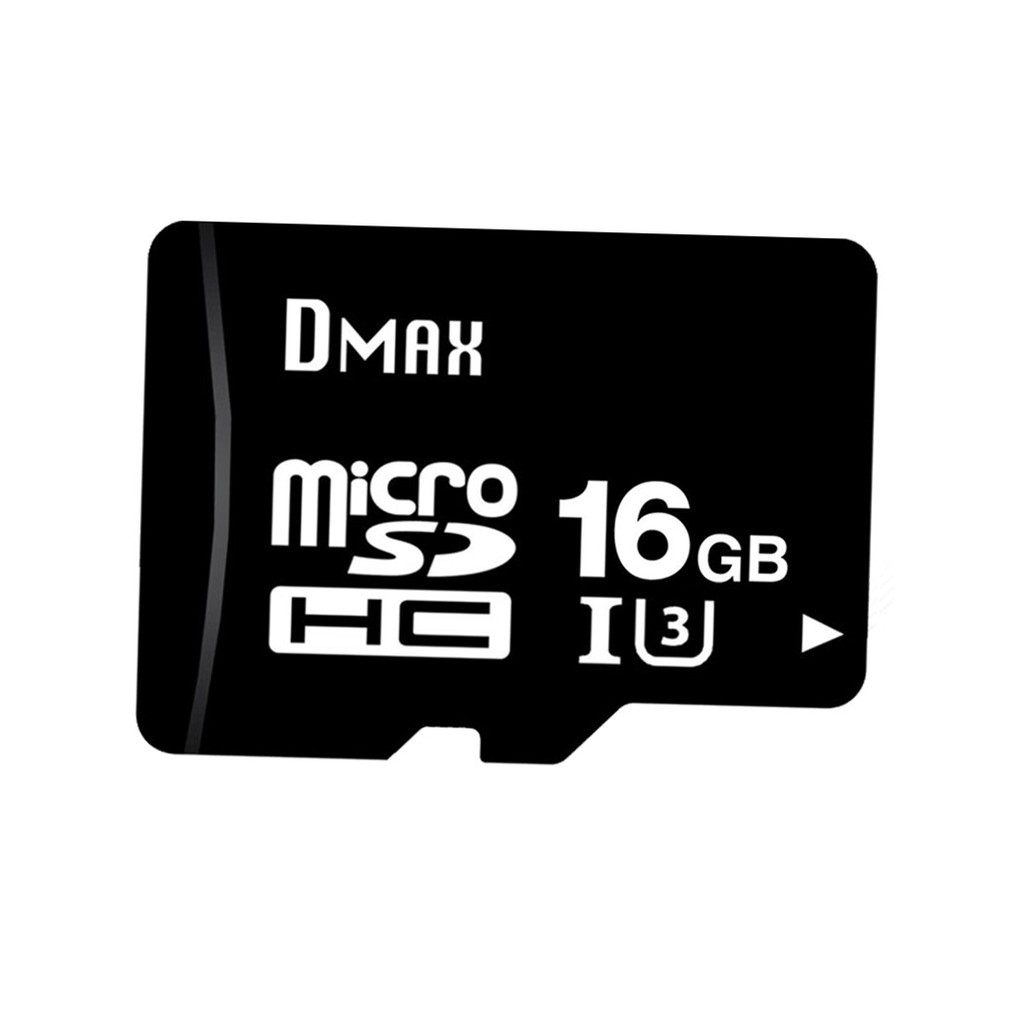 Thẻ nhớ micro SDHC Dmax 16GB UHS1 U3 tốc độ cao FullHD 4K