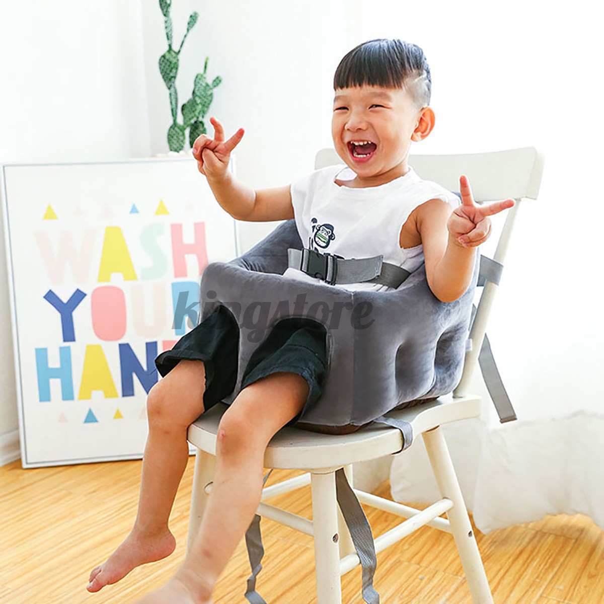 Baby Support Seat Infants Learning to Sit Dining Chair Sofa Cushion Plush Soft Comfortable  Sit Up Chair