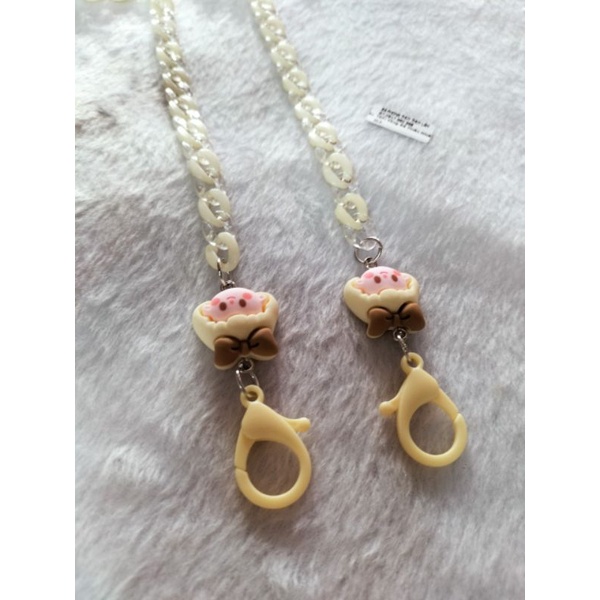 Dây đeo tràn trí khẩu trang chống rớt mẫu TA12 xích nhựa