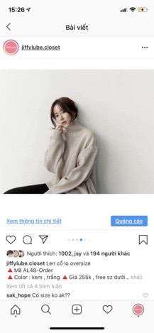 [ORDER] Áo len cổ lọ