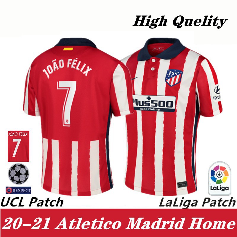 Áo Thun Đá Banh Atletico Madrid Jersey 20-21