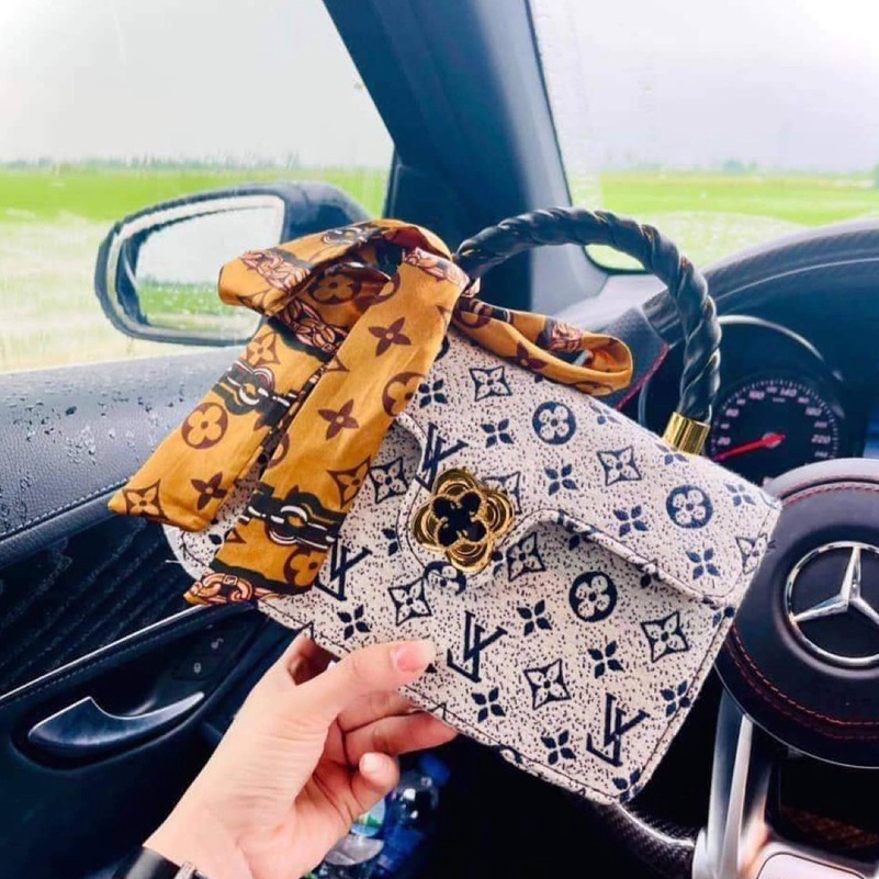 Túi Xách Nữ Cầm Tay, Đeo Chéo Thời Trang Thiết Cao Cấp Công Sở, Đi Chơi, Đi Tiệc Sang Trọng_TUI571 (Tặng dây lụa)