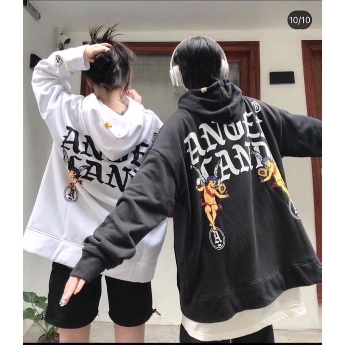 [RẺ VÔ ĐỊCH] Khoác nỉ ANGEL khoá hoạ tiết sau lưng (kèm ảnh thật) | BigBuy360 - bigbuy360.vn