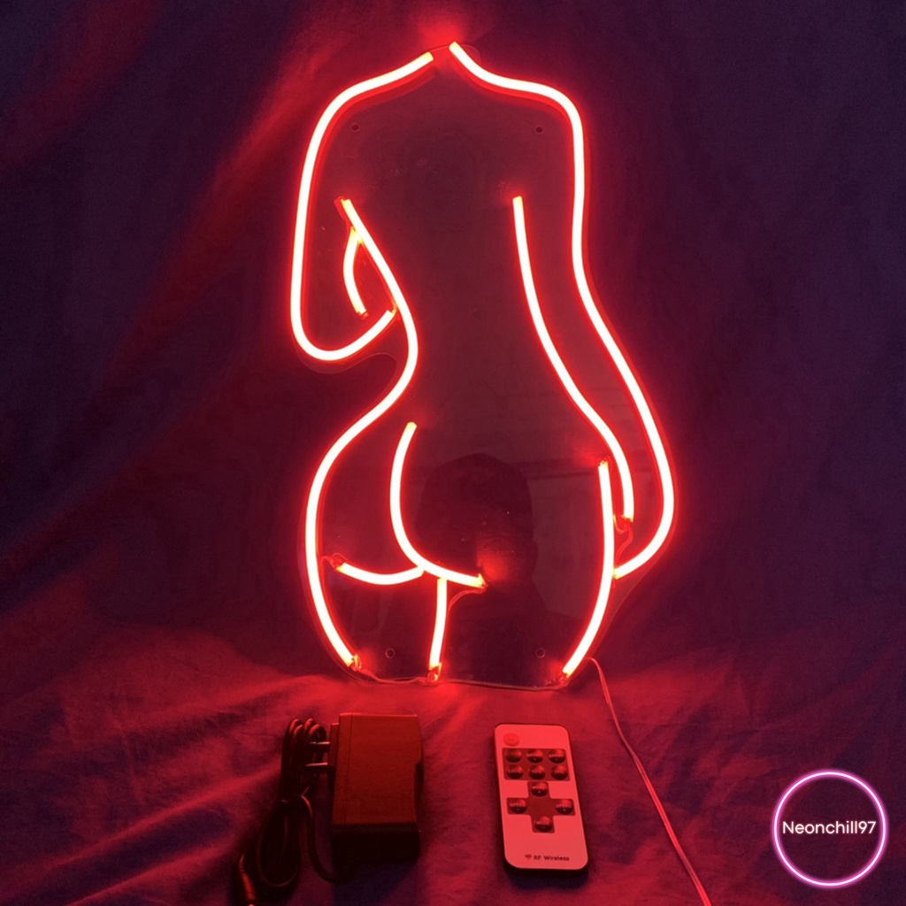 Đèn neon body sexy, Neonchill97, 40 x 25 cm, Đèn led trang trí