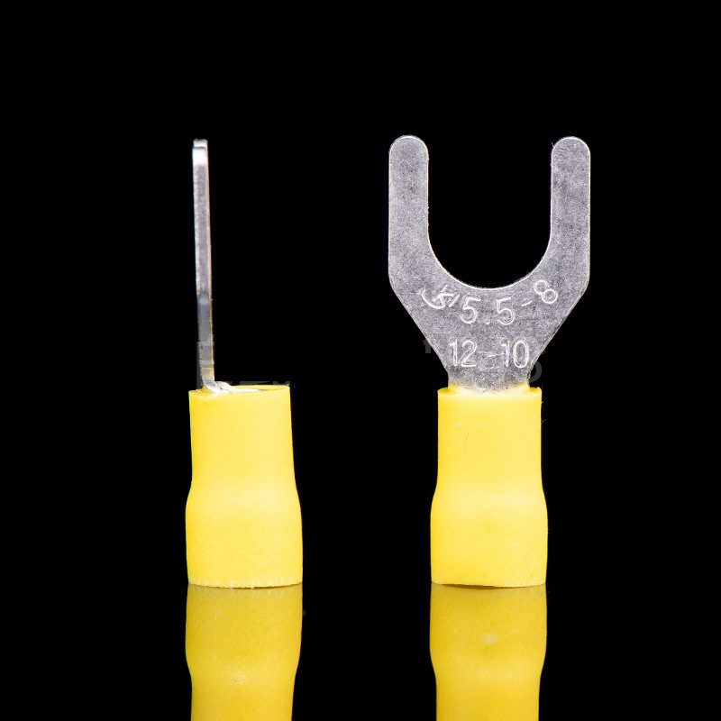 Đầu cos chỉa chữ Y SV5.5-8 , 5.5-5,  5.5-6 nối dây điện 4~6 mm2