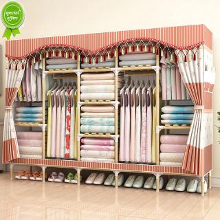 Tủ Quần Áo Bằng Gỗ Trơn Không Khung Tiện Lợi