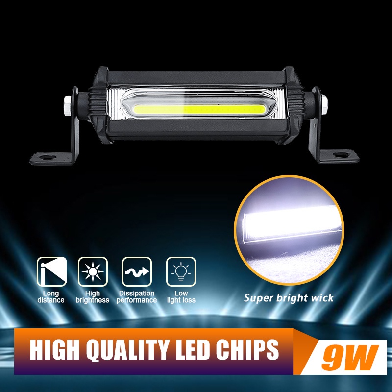 Đèn làm việc Led Đèn chiếu sáng Xe tải 12v 24v COB 4 inch Đèn pha Xe máy Xe tay ga Atv Led Bar Đèn pha Lái xe Đèn sương mù Offroad