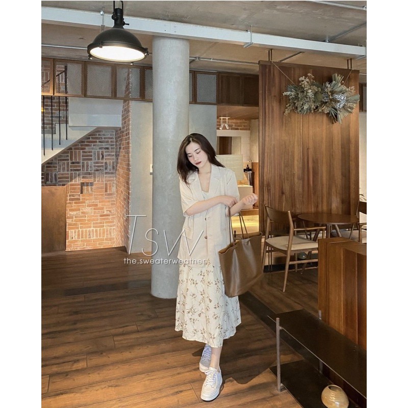 Áo khoác blazer tay ngắn 3 màu | BigBuy360 - bigbuy360.vn